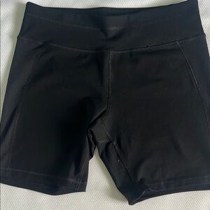 Tek Gear Black Bike Shorts Elastic Waistband. Size M